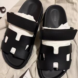 Hermes Black Heeled Boots for Women